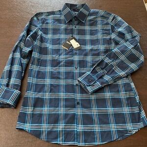 𝅺boss plaid dress shirt